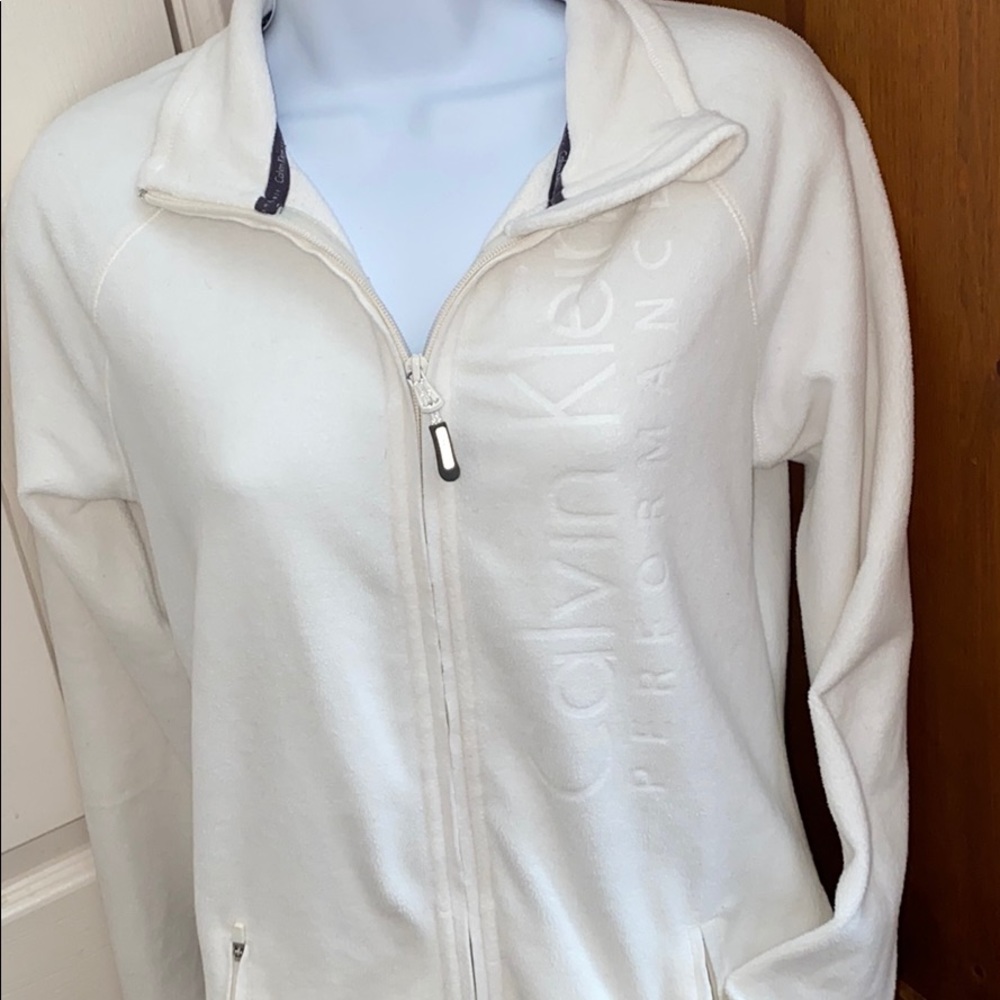 CK Cream Fleece Jacket - Picture 8 of 8